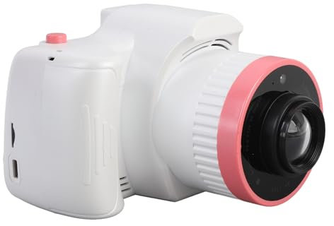 Caméra Numérique avec Projecteur, Appareil Photo 1080p, Appareil Photo Numérique 48MP avec 10x Zoom Anti-Shake, Caméra Portable Intégrée en Haut-Parleur et (sans Petite Carte