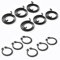 6 Pieces Door Handle Spring Kit Replacement, 2.5 Turns, 3mm Coil Repair Springs Replacement, Universal Door Handle Springs Replacement DIY Repair Kit for Repairing Sagging Door Handles (Black)