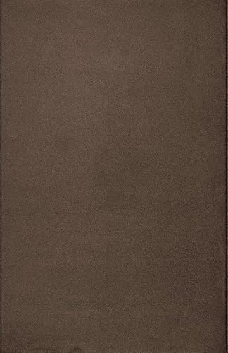 the carpet Cosy – Kuscheliger Fellteppich, Weich & Elegant, Waschbar und Für Fußbodenheizung Geeignet, Öko-Tex Zertifiziert, Hochwertiger Kunstfell Teppich, Braun, 140 x 200 cm