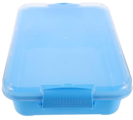 ADOCARN Sabbiera Plastica Trasparente Con Coperchio Per Ragazzo Ragazza Ragazza Contenitore Multifunzionale Per Sabbia e Accessori Gioco Creativo Per Ragazzi e Ragazze Per Interni Ed Ester