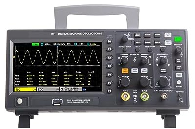 Oszilloskop, Digitales Oszilloskop, USB-Oszilloskop, Multimeter-Tester, 2-Kanal-100-MHz-/150-MHz-Speicher(D15)