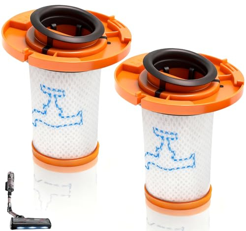 2 Stück ZR009014 Ersatzfilter für Rowenta X-Force Flex 13.60 RH9Axx | Waschbare Filter für Rowenta X-Force Flex 12.60 Neo RH9Lxx, X-Force Flex 16.60 RH9Cxx, X-Force Flex 14.80 RH9Bxx Staubsauger