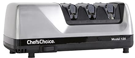 Chef's Choice 120 Diamond Hone Knife Sharpener, Brushed Metal