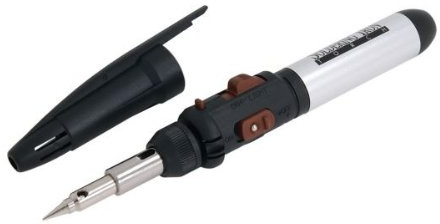 Soldering Iron With Hot Air Blower (Runs On Butane Gas)