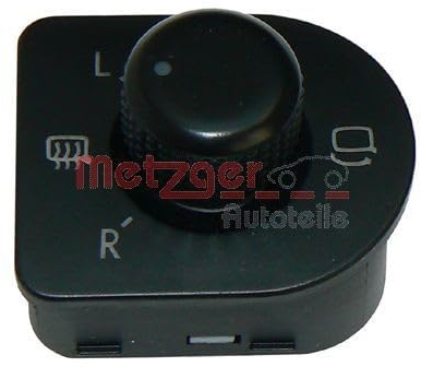 Metzger 0916065 Schalter, Spiegelverstellung