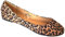 Shoes8teen Women's Ballerina Ballet Flat Shoes 8600 Leopard Micro UK 6