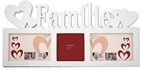 PrimoLiving Familie Bildergalerie für 3 Bilder Weiß P-592