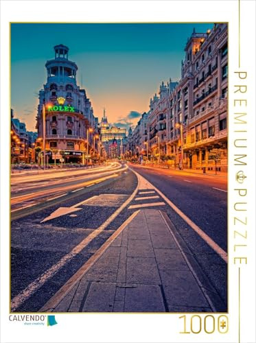 CALVENDO Puzzle Gran Vía | 1000 Teile Lege-Größe 48 x 64 cm Foto-Puzzle für glückliche Stunden