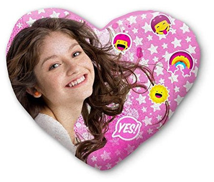 BETA SERVICE EL51737 - Soy Luna Kissen in Herzform, 37 x 30 cm