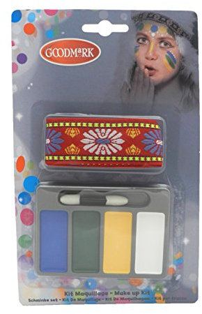 Goodmark 2005514 - MakeUp Set Indianer, 2er Pack (2 x 6 Stück)