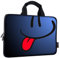 icolor Laptop-Tragetasche, Chromebook-Tasche, Ultrabook-Tasche, Tablet-Hülle, Neopren-Hülle für Apple MacBook Air, Google, Acer, HP, Dell, Asus, blaue Zunge