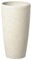 Cache-Pot 42 cm en Pierre Beige Fibre de Verre pour Jardin Patio Petite Taille Abdera