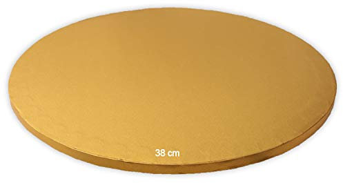 Tortenplatte/Cake Board Rund Gold 38 cm