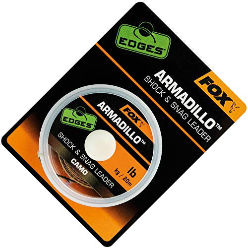 Fox Armadillo Camo Shock & Snag Leader 20m - Vorfachmaterial, Tragkraft:30lbs/13.6kg