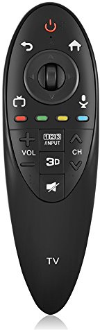 Tangxi TV Remote Control Replacement, Ideal TV Replacement Remote Control,Television Controller for LG 3D Smart TV AN-MR500G AN-MR500 MBM63935937,10m Transmission,Stable Performance, Black