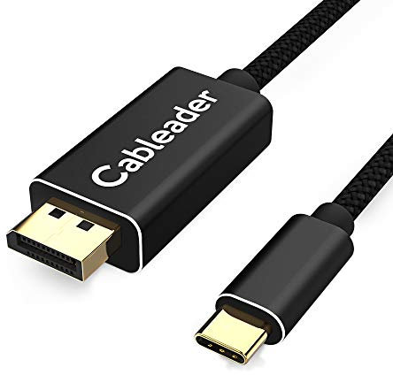 USB C to Displayport cable1.8M,Thunderbolt 3 to dp 4K@60HZ 2K@144HZ,USB-C to DP Cable compatible for Macbook/Macbook pro/MacbookAir/iMac/Macmini/iPadpro/XPS etc.