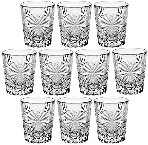 URBN-CHEF Set Of 6 12 60ml Queensway Bar Quality Vodka Liquor Decoration Shot Glasses Cups (10)