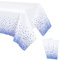 YXHZVON Dot Tischdecken, 2 Pack Konfetti Party Tischdecke Geburtstag in Blaue Punkte Rechteckige Tischdekoration für Brautduschen Verlobung Hochzeit Einweihungsparty (137 x 274 cm)