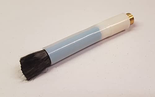 Kohlefaserpinsel für WIG Brenner 17er, 18er u. 26er PTFE-Hülse 50mm zur elektrochemischen Entfernung von Anlauffarben