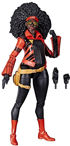 Spider-Man Marvel Legends Series Across The Verse (Part One) 15 cm große Jessica Drew Figur, 2 Accessoires