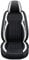 maiqiken Sitzbezug Für VW for Volkswagen Golf 3 5 6 7 Golf3 Golf5 Golf6 Golf7 Tour Variant Komplettset 5 Sitze Allwettereinsatz Autositzbezug Schwarz