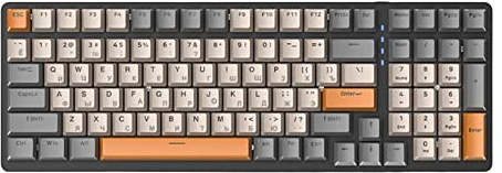 Ronyme Russian Mechanical Keyboard Backlit Plug and C Interface for PC Gamer, B