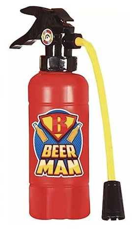 MIMIKRY Beer Man Feuerlöscher Getränkespender Getränkehalter Bierspender Alkoholspender Party-Zubehör