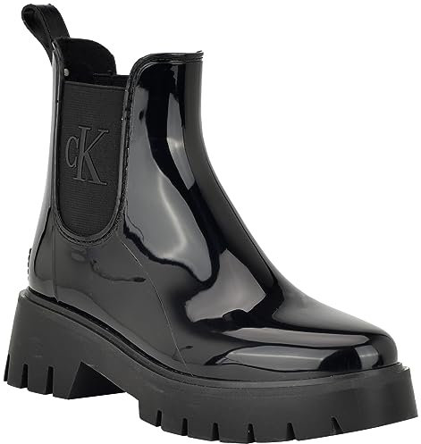 Calvin Klein Damen Wende Stiefeletten, Schwarz 001, 37 EU