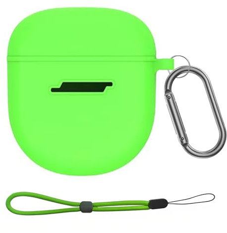 WKYMY Kopfhörer Schutzhülle Silikon Earbuds Case Cover Kompatibel mit Bose Quietcomfort Earbuds II Hülle Weich Stoßfest Schutzhülle für Earbuds Case Cover mit Schlüsselanhänger