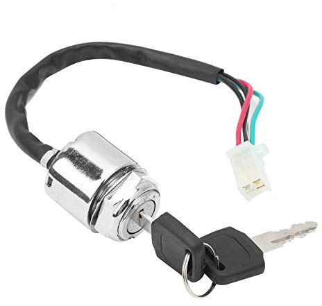 Set di Interruttori di Accensione Universali con 2 Chiavi per ATV, Mini Moto, Bici Elettrica, Moto