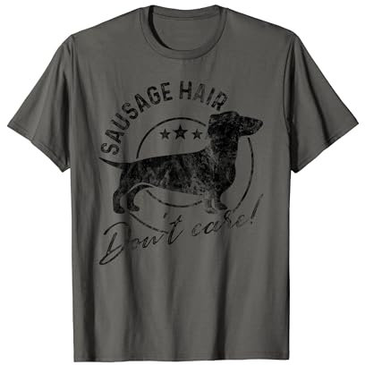 Chien saucisse disant teckel Wiener saucisse amoureux des chiens T-Shirt