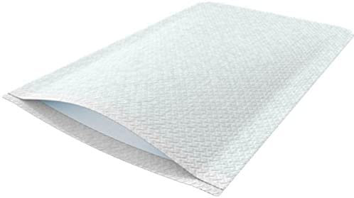 MEDIKA69 Gants De Toilette Molletonnés Non Tissés Jetables 80 GR/m² - Ultra Doux Coton, Blanc 100/200 /300/400 /500/1000 (100)