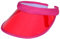 Copbopwn Unisex Sonnenvisier, Unisex Retro 80er Neon Sonnenblende Hut Plastik Visiere Pub Golf Visier Fancy Dress Sport Visier Retro Sonnenhut für Frauen Männer Outdoor (PVC, Rosenrot)