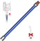 Vacuum Extension Tube Wand for Dyson V7 V8 V10 V11 V15 Stick Vacuum Cleaner, Quick Release Wand Replacement Part 74 cm - Blue