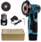 Smerigliatrice a Batteria Angolare 12 Volt 19.000 Giri al Minuto 2 Batterie da 2.000 mAh Diametro di Montaggio 1 cm Diametro Massimo Dischi 7.6 cm mini Flex a spazzole