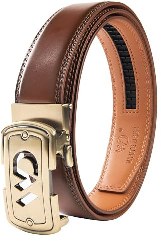 white deer belt (Bronze und Braun, 110cm)