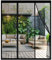 Fly Screen Door, Magnetic Screen Door, Reinforced Polyester Double Door Screen Curtain for Sliding Door Patio Door Double Door French Door Keep Fly Bug Out, Black, Double-Open (140x200cm)