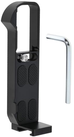 ECSiNG 1 Plaque de Base D'extension de Caméra Support de Caméra Poignée Compatible avec Canon G7X Mark III Mark II Support de Lumière de Microphone Accessoires de Montage de Chaussure Froide