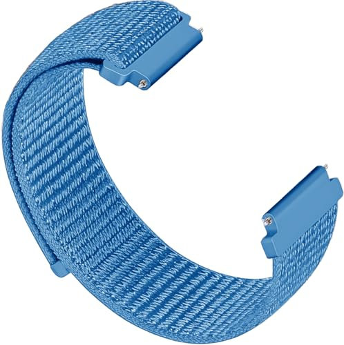 OUTPUTBT Nylon Uhrenarmband 22mm für Samsung Galaxy Watch 3 45mm Armband für Gear S3 Frontier/Classic Ersatzarmband für Galaxy Watch 46mm/Neo R381/Gear2 R380/Live R382/Ticwatch Pro 3/3 Lite/GTX/S2/E2