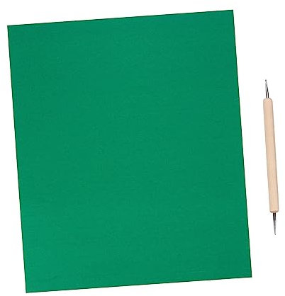 PHENOFICE 10 Stück Transferpapier Für Nähen Mit Prägestift Für Kreuzstich Zum Übertragen Von Mustern Auf Stoff, Holz, Papier, Metall Und Leder