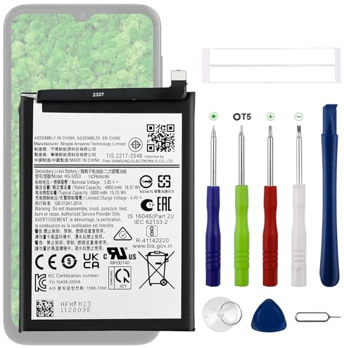 Swark 5000mAh Ersatz Akku HQ-50SD Kompatibel mit Galaxy A14 4G SM-A145F Ersatzbatterie with Werkzeugsatz