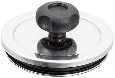 ALLINOX Tappo Per Ispezione Canna Fumaria In Acciaio INOX Con Guarnizione Per Tubo Di Uscita Fumi e Sistemi Camino (DN 80)
