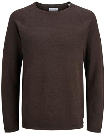 JACK & JONES Mens Jjehill Crew Neck Noos Knitted Jumper, Delicioso, M UK
