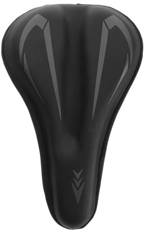 WESIEVYA Fahrradsitzbezug Sitzkissen Fahrradsitzpolster Mountainbike Kissen Fahrradsitzbezug Fahrradzubehör Silikonkissen Für Fahrrad Bequemer Fahrradsitz Für Herren Fahrradsättel