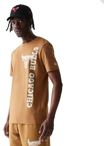 New Era NBA Chicago Bulls T-Shirt Herren Shirt beige XXL