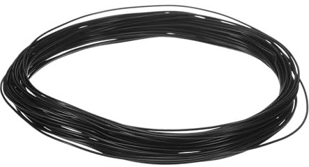 QUARKZMAN Alambre de Bonsái de Aluminio Anodizado de Entrenamiento de 0.8Mm de Calibre y 10M de Longitud Alambre de Bonsái Flexible para Jardín, Horticultura, Paisajismo, Plantación, Negro