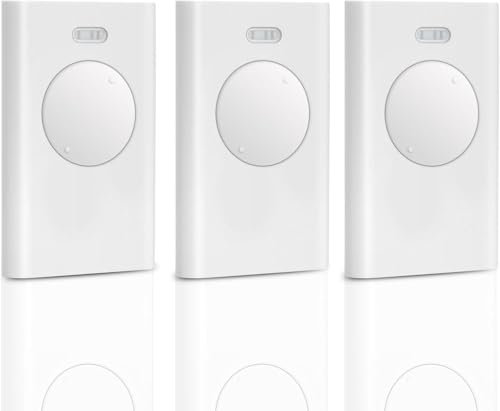 Telecomando Cancello, 3Pcs Universale Telecomando Cancello 2 Canali XT2 433 SLH LR 433,92MHz, telecomando per 433, Bianco