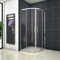 Simple Bathrooms 900x900x1850mm Quadrant Shower Enclosure Walk in Shower Screen Cubicle Tempered Glass Door