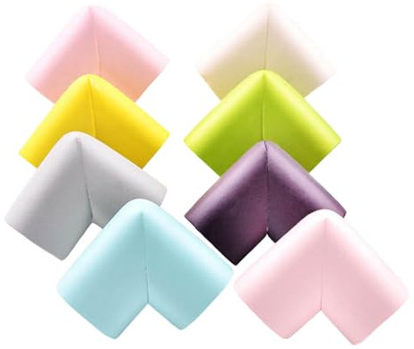 8 Stück Eckenschutz und Kantenschutz, Schaum Kinderschutz Stoßschutz Babyschutz Eckschutzkanten für Tisch- und Möbel-Ecken Dick Selbstklebend Tischkantenschutz für Baby und Kinder