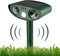 Katzenschreck Ultraschall, Solar Tiervertreiber Katzenabwehr Wasserdicht, Ultraschall Abwehrmittel Hundeschreck Marderschreck mit Bewegungsmelder für Katzen, Hunde, Mäuse,Vögel, Marder